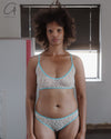 BASERANGE 25 Early Spring French Lace MUSIAL Bra/Panty Series BAS-BRMU-LA-SP25-UNDYED(TURQUOISE) UNDYED BRMU